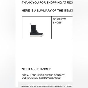 Rick owens dark shadow